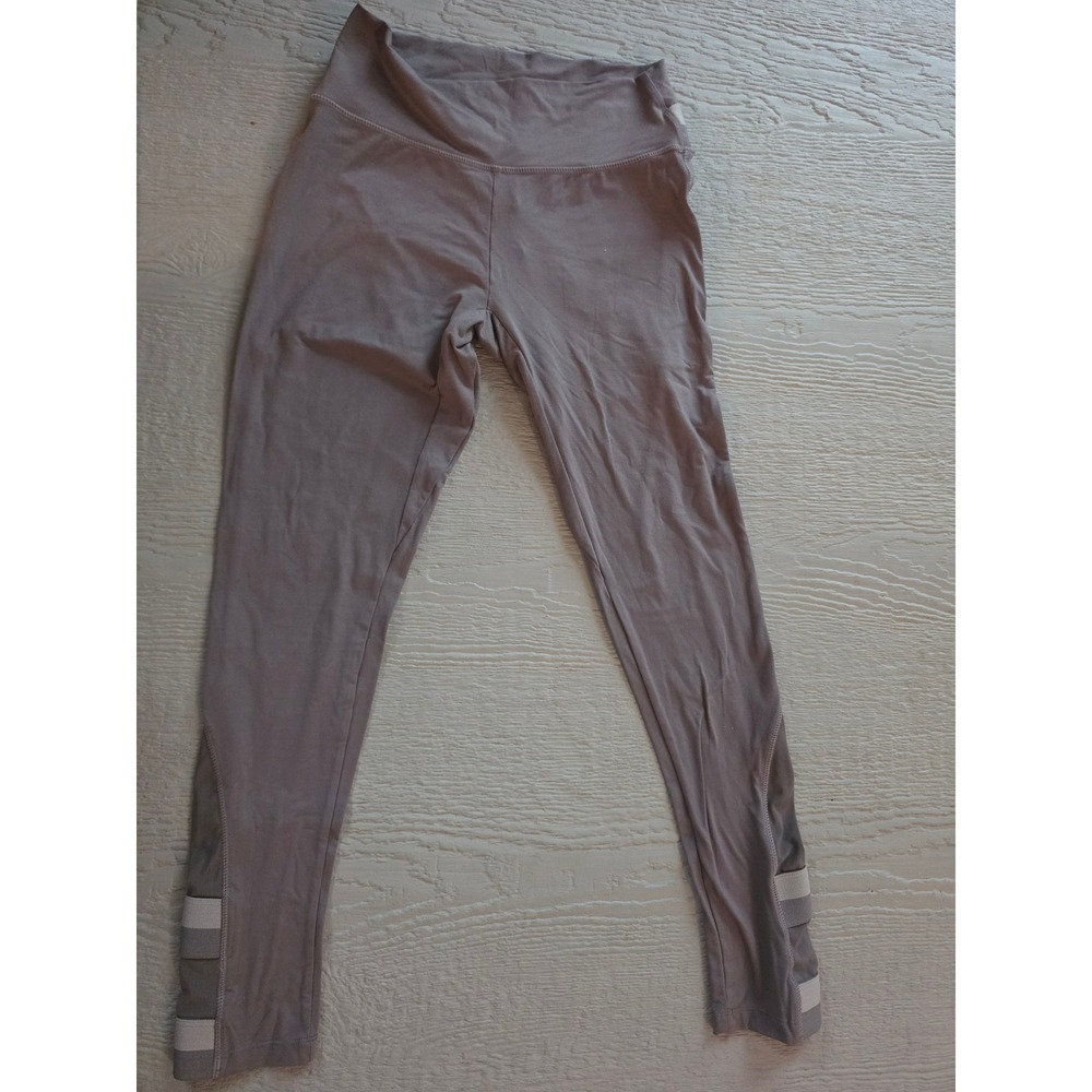 Gymshark Womens Mauve Mesh Panel High Waisted Athletic Leggings Size M